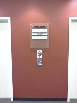 Directory and Wayfinding Signage